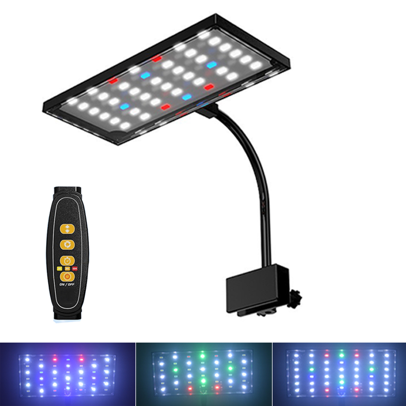 Aquarium Marine Lights - USB-Aquarium-LED-Licht Vollspektrum Wasserpflanzen-Wachstumslampe Fischbecken Einstellbare Helligkeit