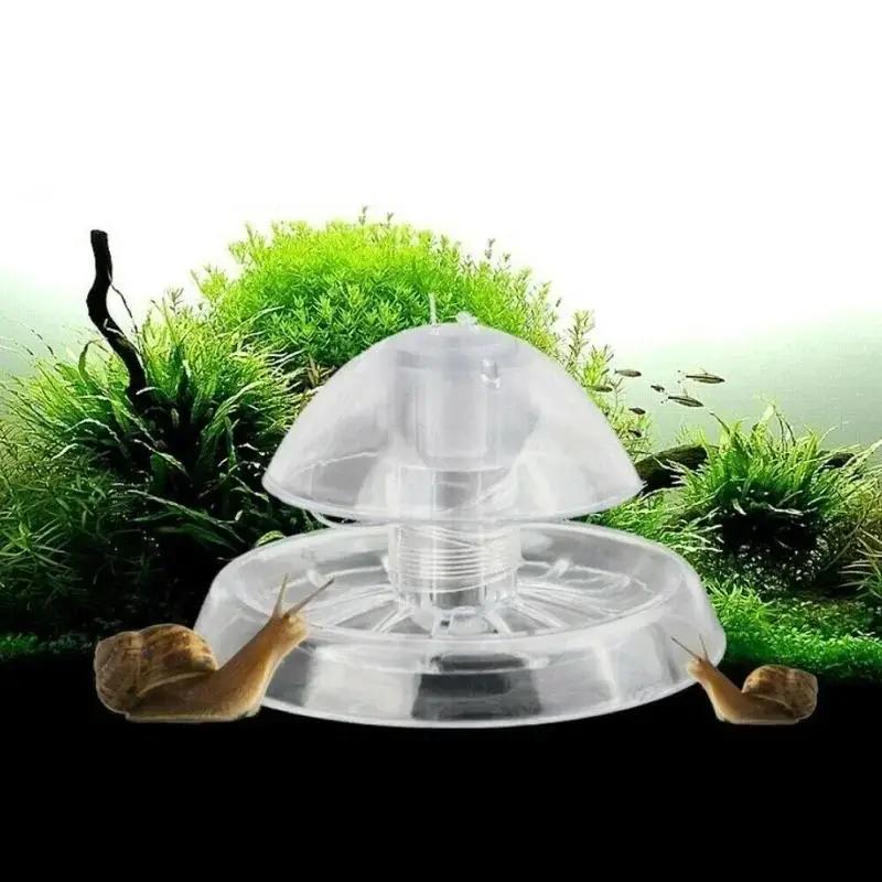 Ocean Aquarium - 2026 Neu 6/8CM Klare Plastik-Schneckenfalle Aquarium