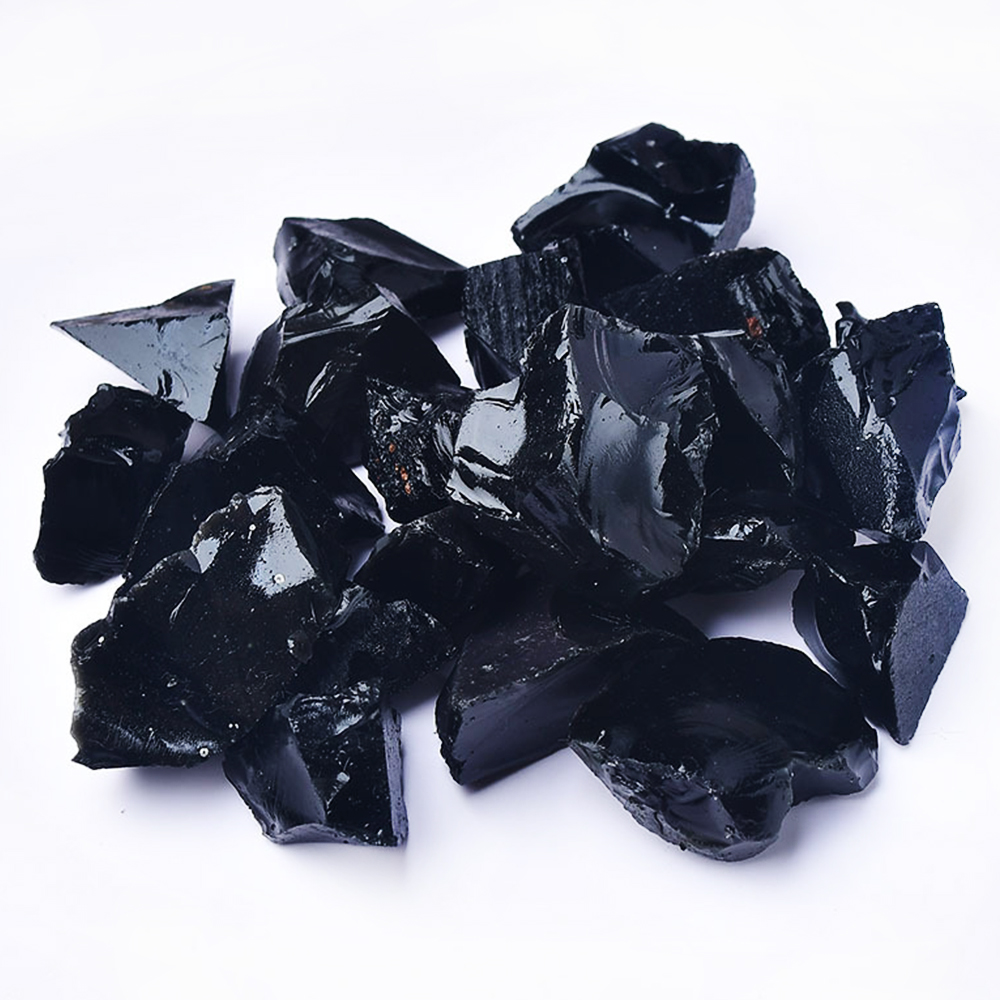 Natürlicher schwarzer Obsidian – Marine Fish Tank Bewertung und Preis